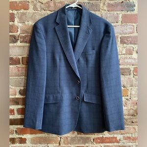 Blue Plaid Sport Coat. Joseph Abboud.